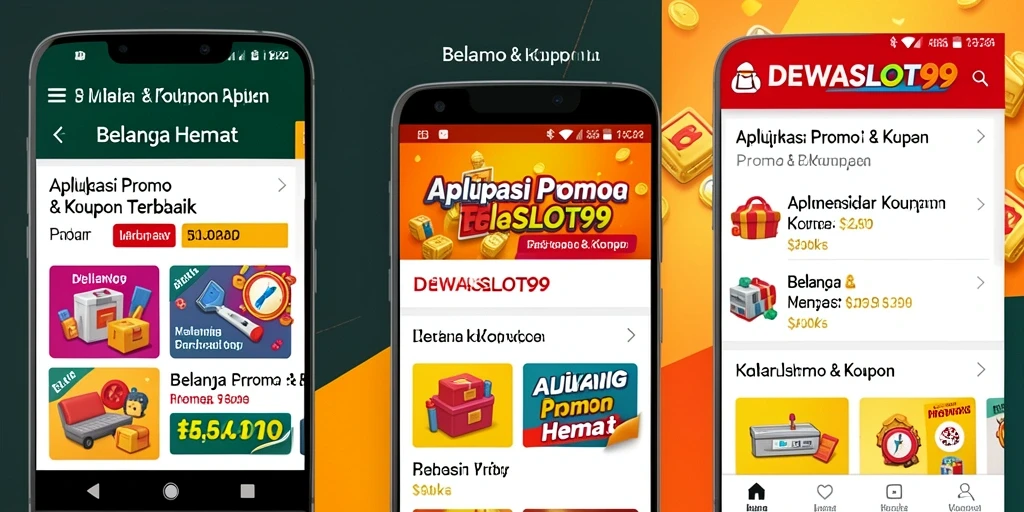 Tampilan antarmuka DEWASLOT99 dengan berbagai kupon menarik.