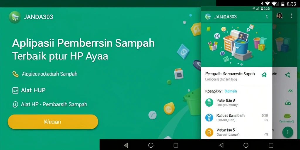 Antarmuka JANDA303 yang sederhana dan efisien untuk membersihkan sampah.