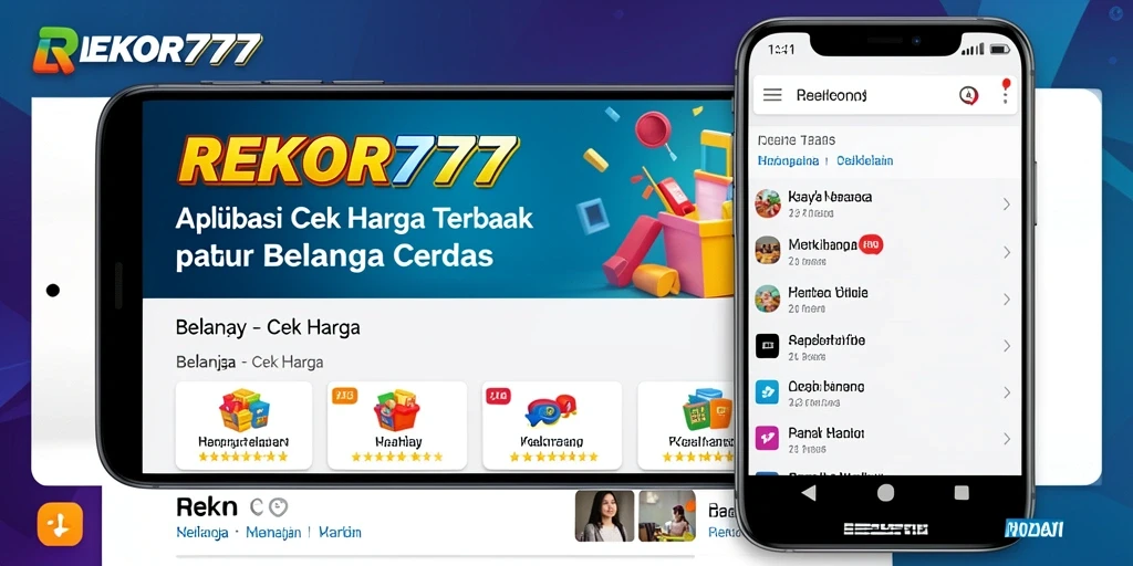 Tampilan antarmuka aplikasi REKOR777 untuk cek harga yang mudah digunakan.