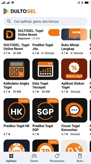 dultogel - Katalog Aplikasi Populer & Kanal Uji Indonesia